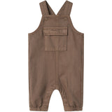 Name It Walnut Ib Regular Bow Tap Twill Overall