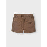 Name It Walnut Ryan Jog Twill Shorts