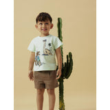 Name It Walnut Ryan Jog Twill Shorts