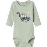 Name It Aqua Gray Hollow Body