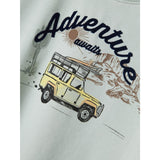 Name It Aqua Gray Hako Regular Blouse