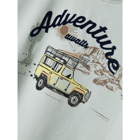 Name It Aqua Gray Hako Regular Blouse