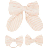 COPENHAGEN COLORS Dusty Rose W Cream Stripe 3-Pack Seersucker Accessories