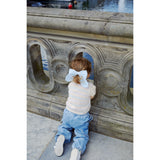 COPENHAGEN COLORS Sky Blue W Cream Stripe 3-Pack Seersucker Accessories