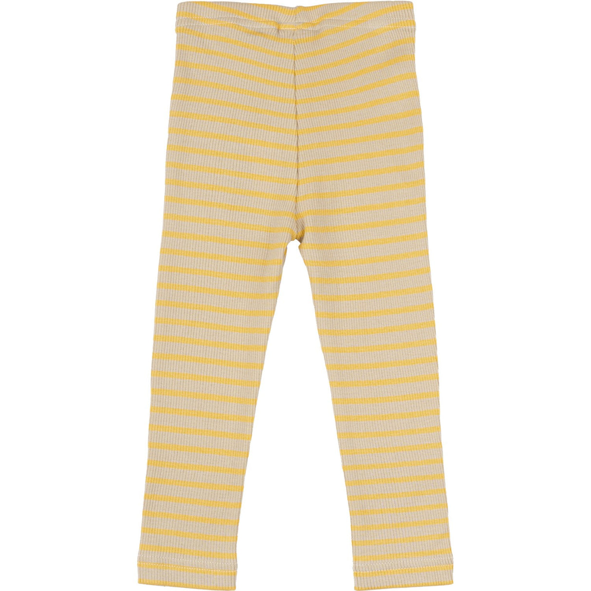Petit Piao Yellow Sun/Dark Off White Leggings Modal Striped