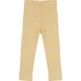 Petit Piao Yellow Sun/Dark Off White Leggings Modal Striped