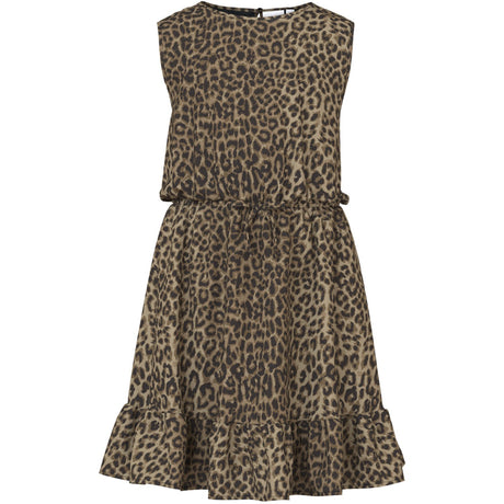Name It Black Leopard AOP Vinaya Spencer Dress