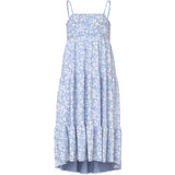 Name It Serenity White Flower Vinaya Strap Maxi Dress