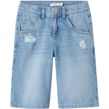 Name It Medium Blue Denim Bella Skater Shorts