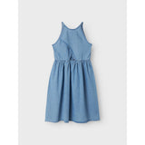 Name It Medium Blue Denim Joy Strap Denim Dress