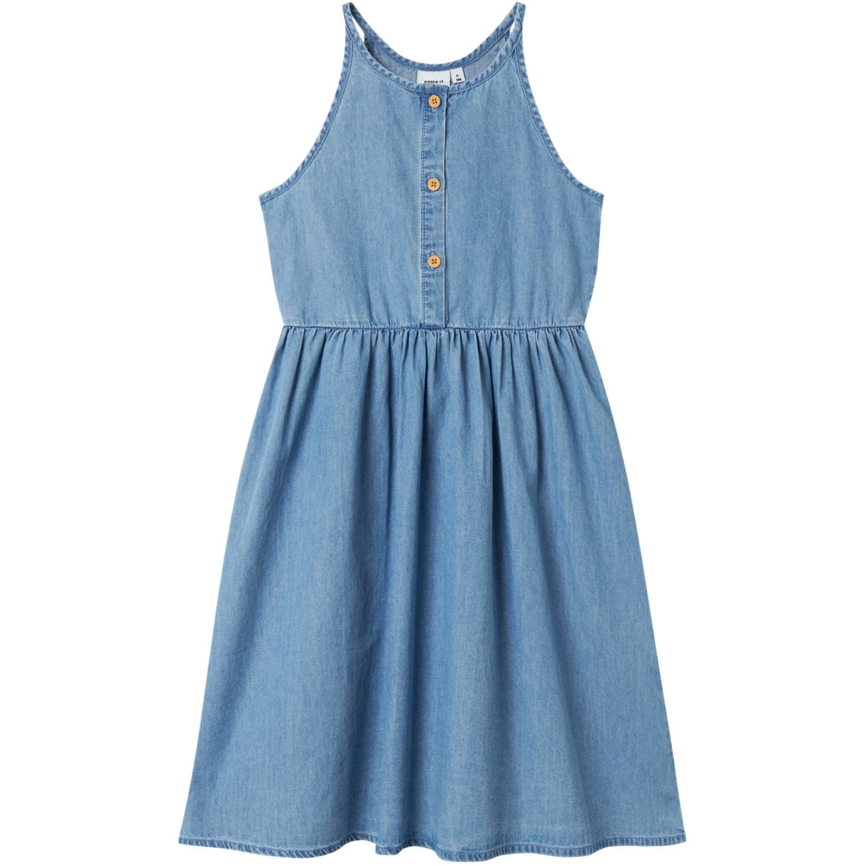 Name It Medium Blue Denim Joy Strap Denim Dress