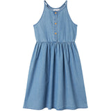 Name It Medium Blue Denim Joy Strap Denim Dress