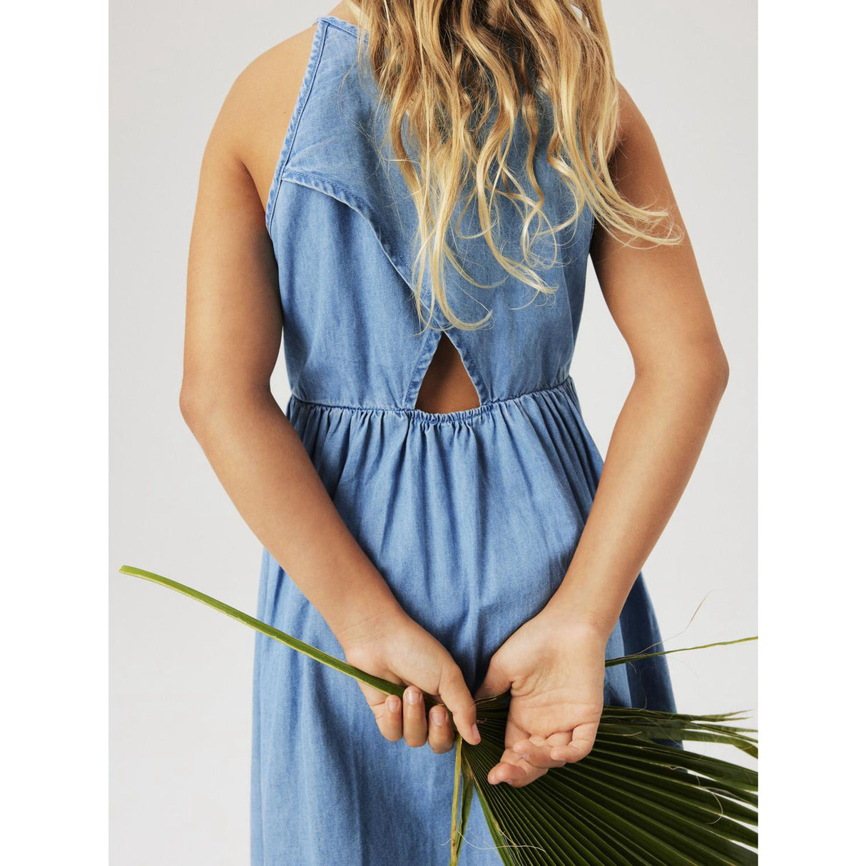 Name It Medium Blue Denim Joy Strap Denim Dress