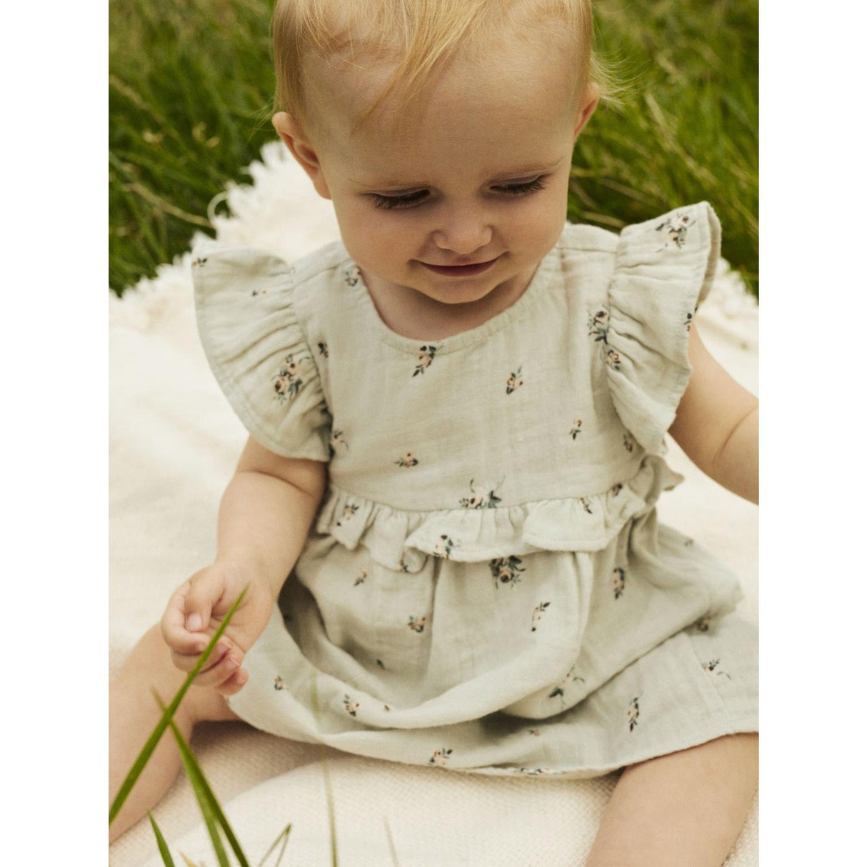 Name It Aqua Gray Hikka Capsl Dress