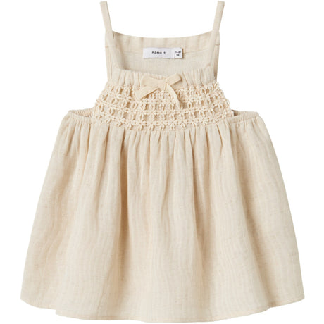 Name It Bleached Sand Jatti Strap Top