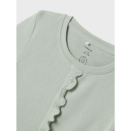 Name It Aqua Gray Holimse Short T-Shirt