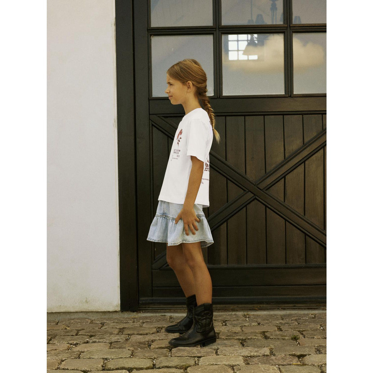 Name It Bright White Wild Heart Hominu Regular T-Shirt