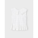 Name It Bright White Holo Short Top