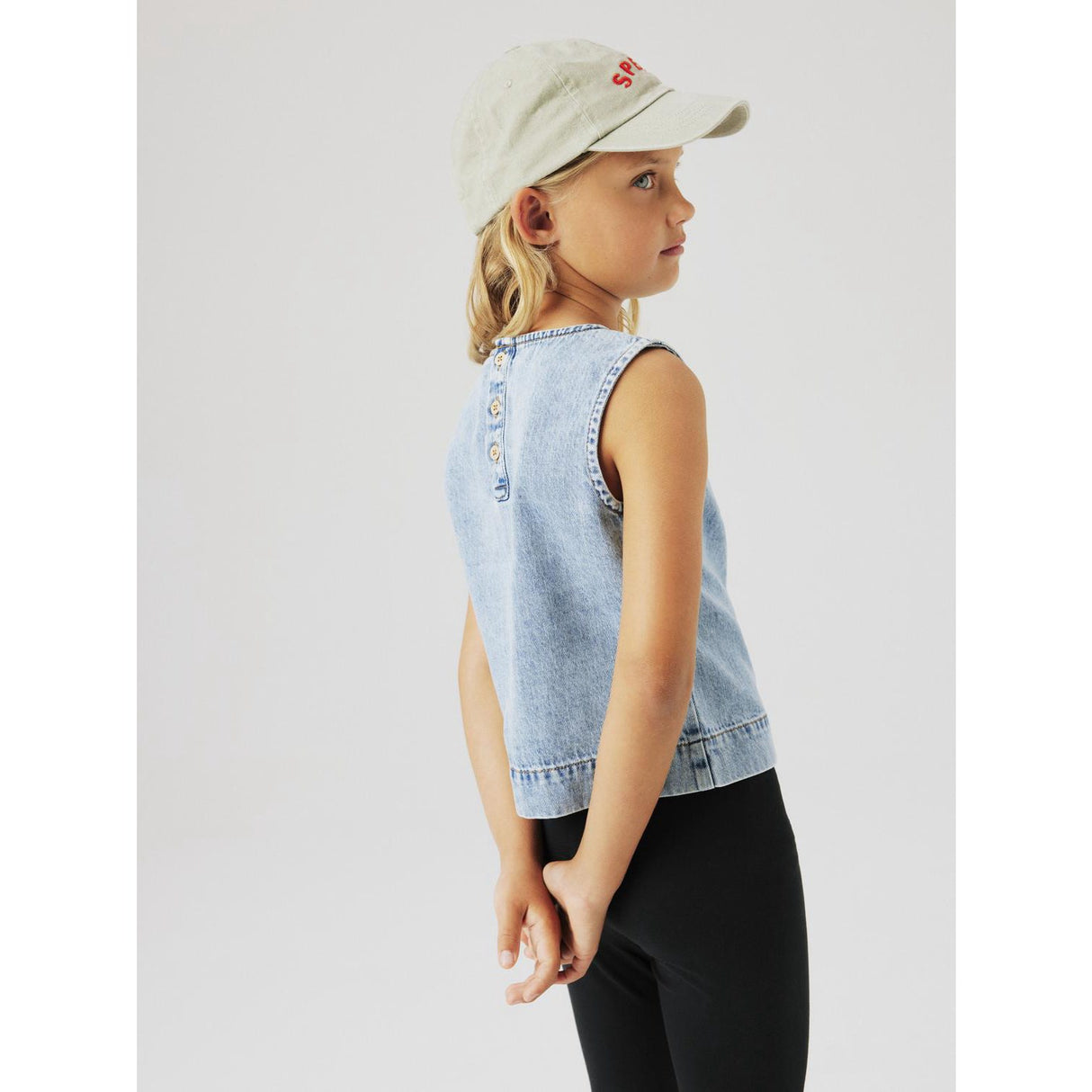 Name It Medium Blue Denim Amelia Denim Top