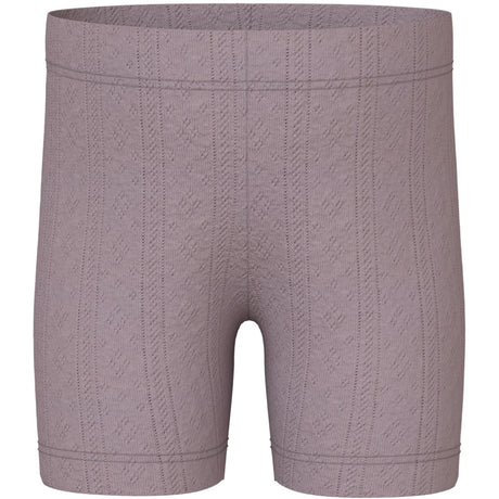 Name It Purple Dove Jsilke Slim Biker Shorts