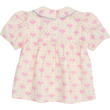 COPENHAGEN COLORS Heart Aop Heart & Dots Blouse