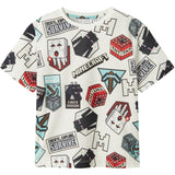 Name It Bright White Map Minecraft Regular Poly T-Shirt