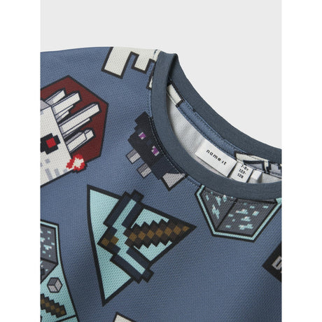 Name It Blue Mirage Map Minecraft Regular Poly T-Shirt