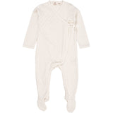 COPENHAGEN COLORS Cream Pointelle Cross-Over Full Body