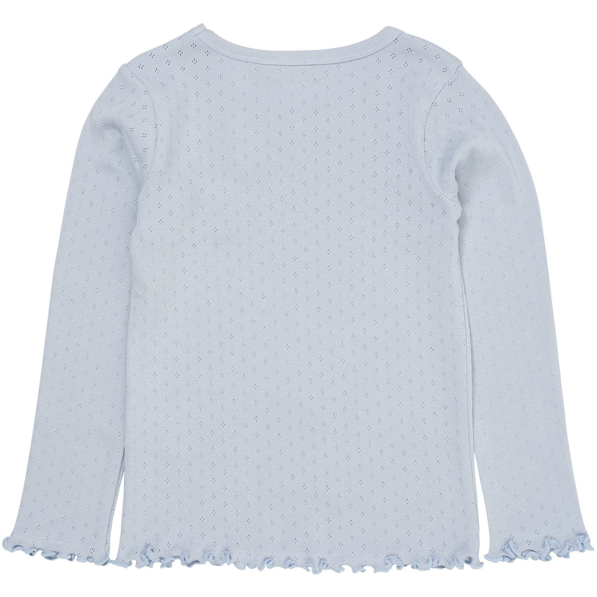 COPENHAGEN COLORS Dusty Blue Summer Pointelle Ls Tee
