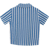 Serendipity Azur Stripe Short Sleeve Shirt