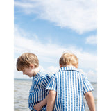 Serendipity Azur Stripe Short Sleeve Shirt