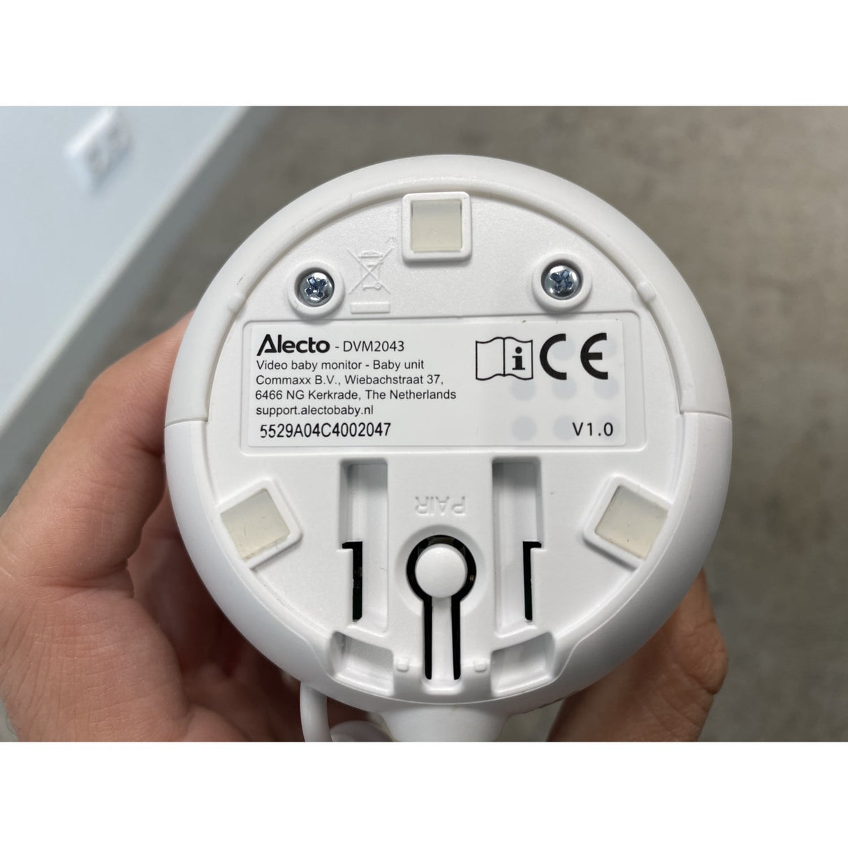 Alecto Video Baby Monitor With 4.3 Inch Color Display
