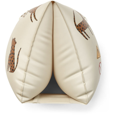 LieWood Leopard / Sandy Shirley Printed Swim Wings 2-Pack