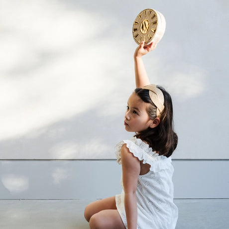 Mimi & Lula Headband - Raffia Wide Twist Amalfi