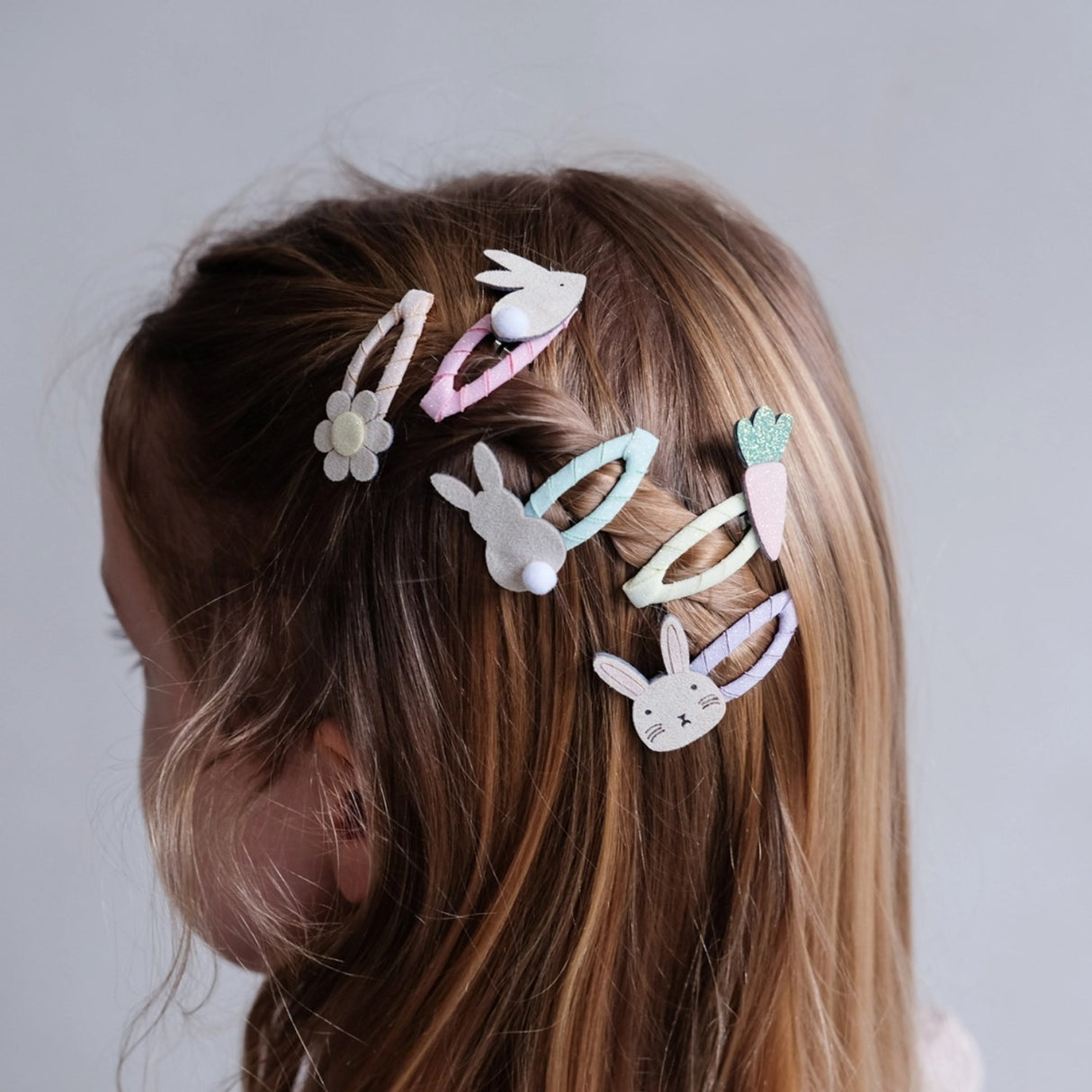 Mimi & Lula 5 Hair Clips - Mini Easter Bunny