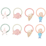 Mimi & Lula 8 Hair Elastics - Mini Mermaid Sealife