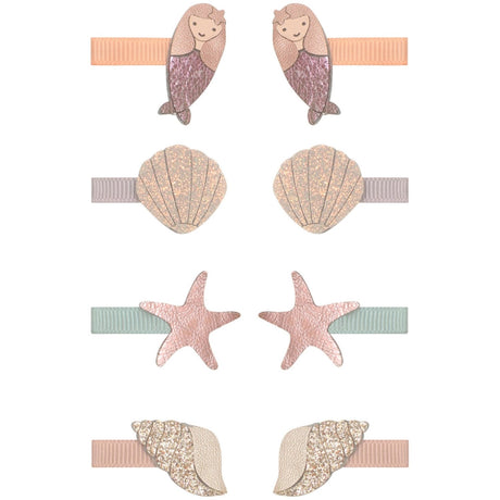 Mimi & Lula 8 Hair Clips - Mini Mermaid Sealife