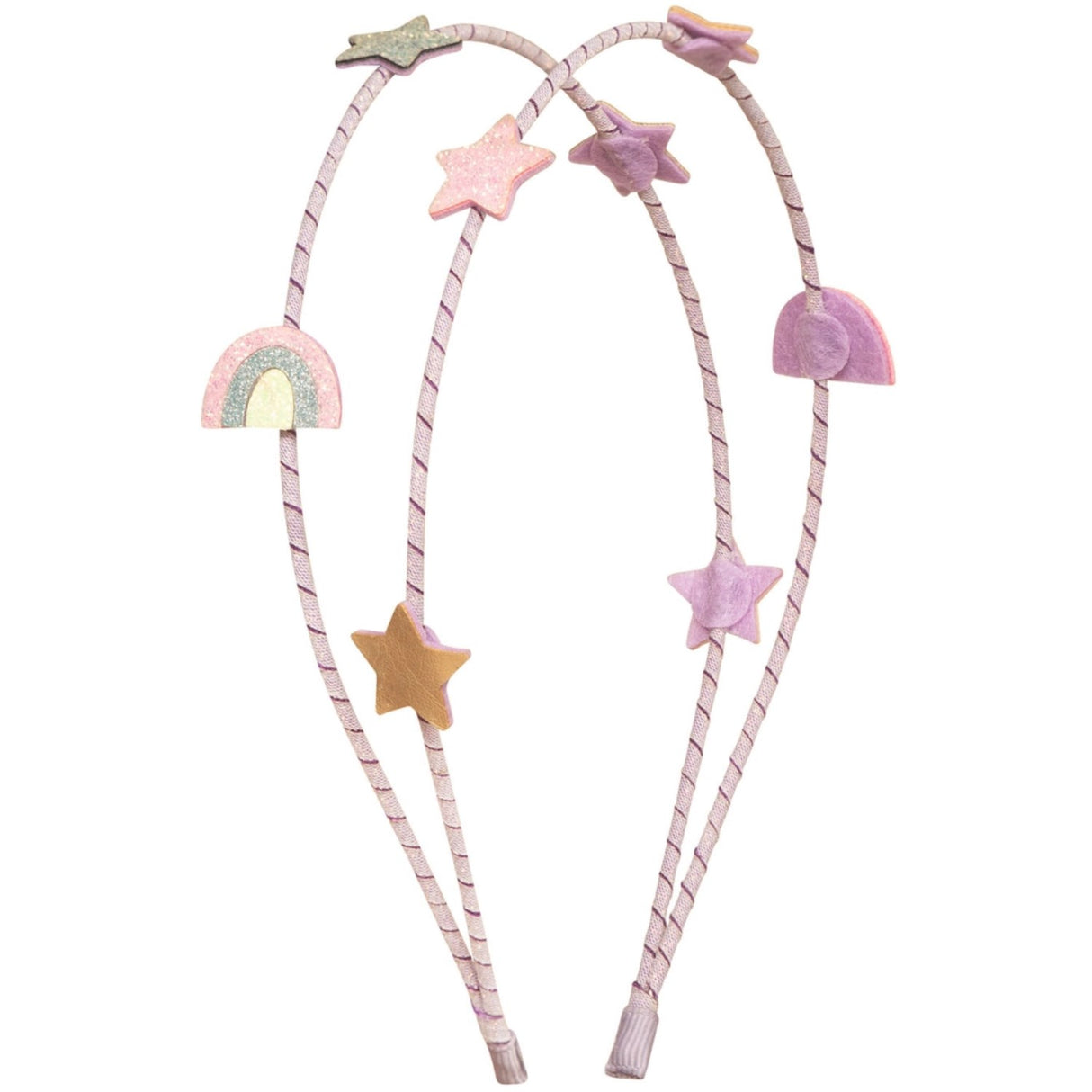 Mimi & Lula Double Headband - Rainbow & Star Dreamland