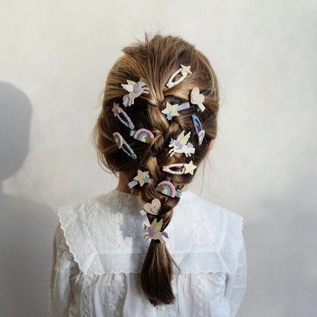 Mimi & Lula 5 Hair Clips - Mini Rainbow & Star Dreamland