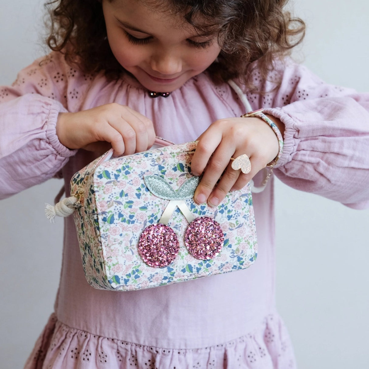 Mimi & Lula Shoulder Bag - Floral Cherries Florence