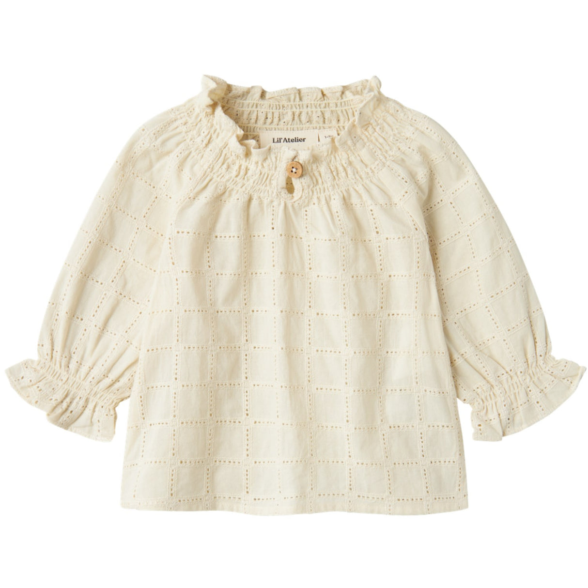 Lil'Atelier Turtledove Binda Loose Shirt