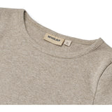 Wheat Gravel Melange Blouse Ida