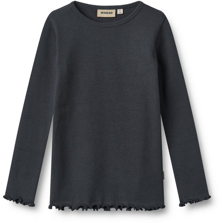 Wheat Navy Blouse Ida