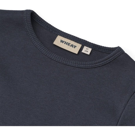 Wheat Navy Blouse Ida