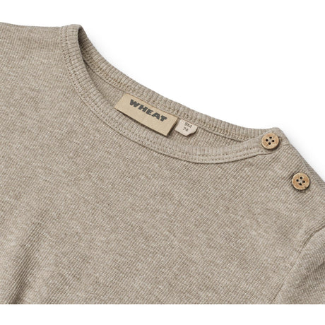 Wheat Gravel Melange Blouse Milo