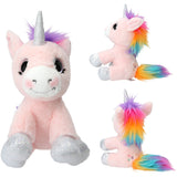 Ylvi Pink Plush Unicorn 21 Cm