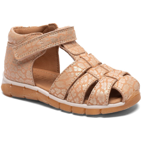 Bisgaard Nude Leopard Billie Sandal