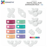 Connetix Pastel Ball Run Expansion Pack 80 Pieces