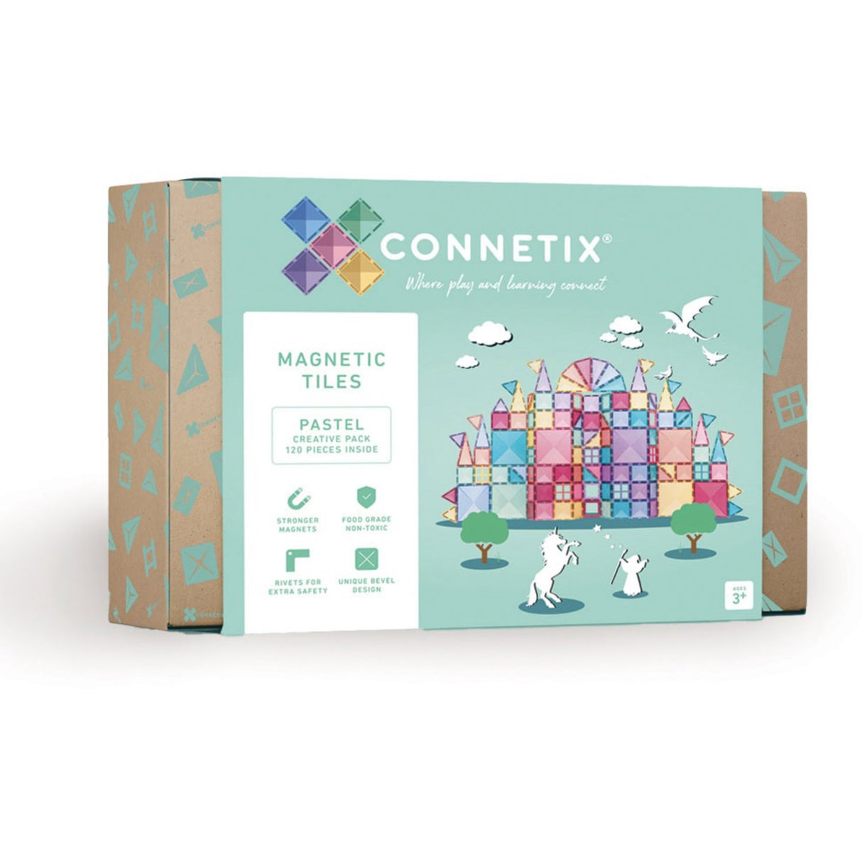 Connetix Pastel Creative Pack 120 Pieces