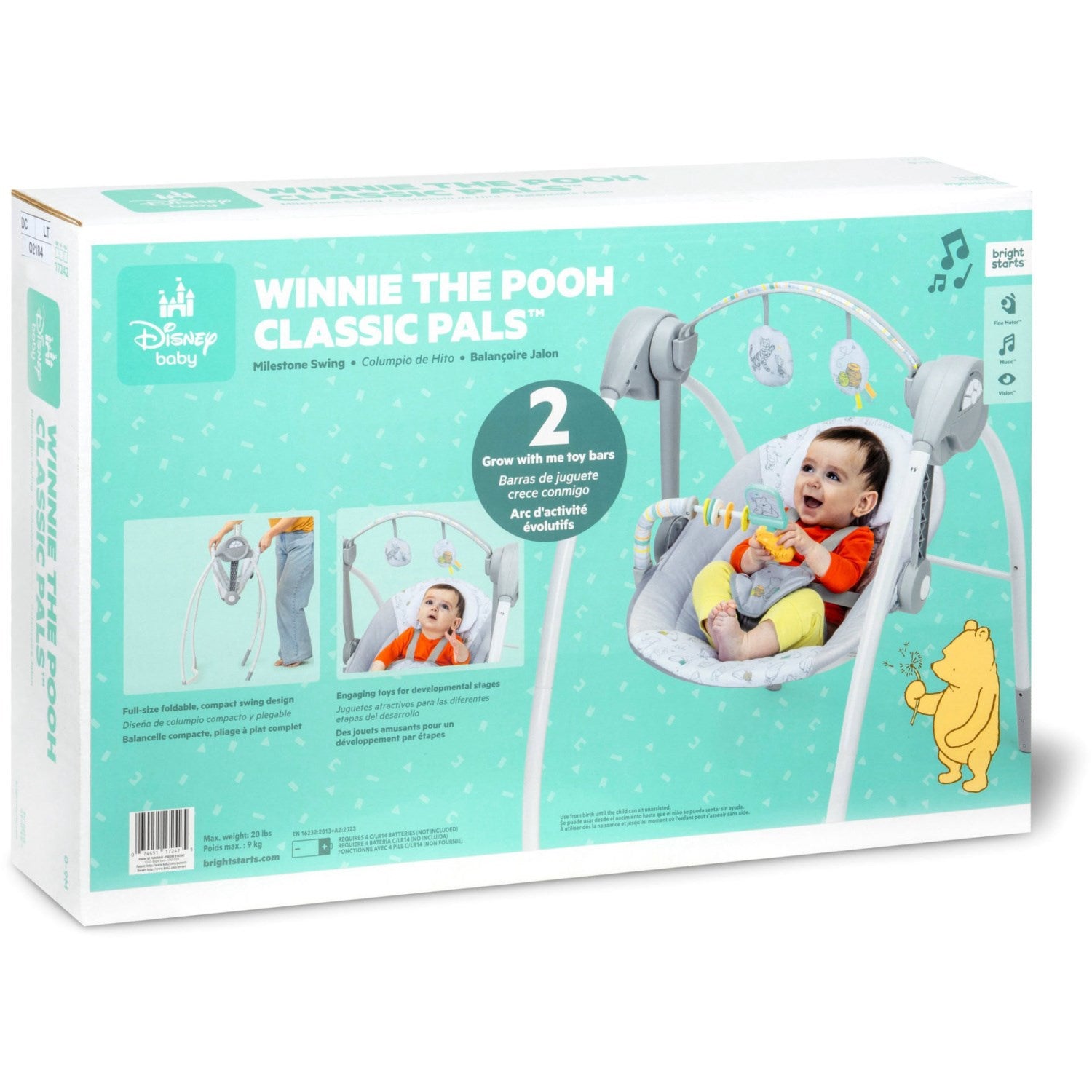Buy Bright Starts Winnie The Pooh Classic Pals™ Milestone Swing